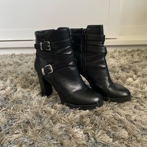 Black boots